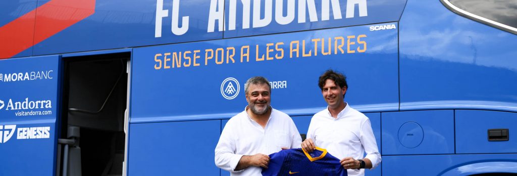 Presentació de l'autocar del FC Andorra