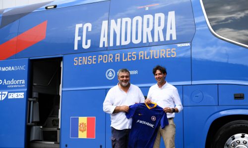 Presentació de l'autocar del FC Andorra